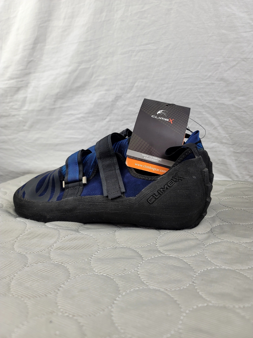 Climb X Rave X Strap Blue Rock Climbing Shoes Men's 11 EU 44.5 NWT Bouldering
